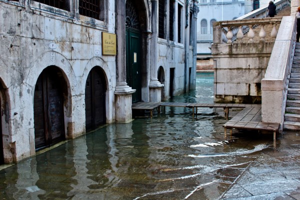 Flooded Street in Venice
